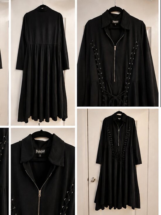 Torrid Dresses & Skirts - 🖤 Torrid Nightfall Couture Gothic Lace-Up Dress 🖤
